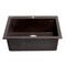 Alfi Brand Chocolate 24" Drop-In Sgl Bowl Granite Composite Kitchen Sink AB2420DI-C - alternate 7